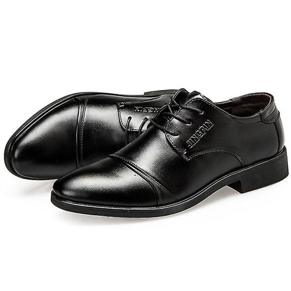 Herrsnörningskontor Smarta formella Oxford Brogue-skor Black 48