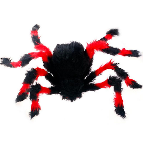 50cm simulert spøk stor edderkopp leketøy Halloween fest green