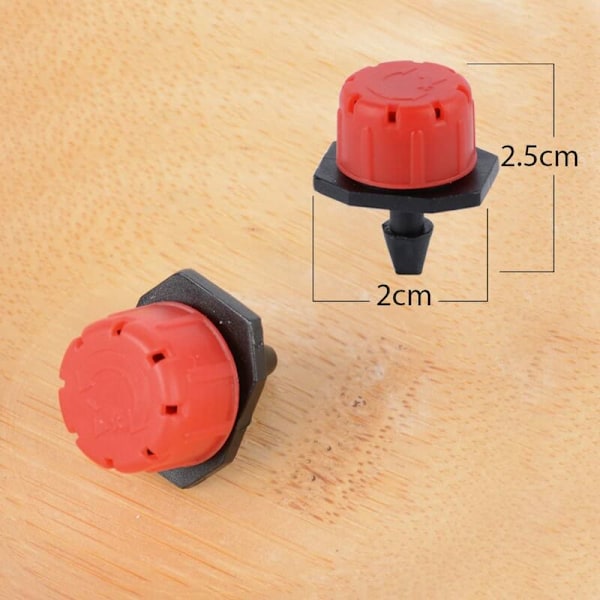400 STK Justerbar kunstvandingsdrypper, 1/4'' automatisk drypvandingssystem Mikrosprinkler-drypper til plantedrivhus