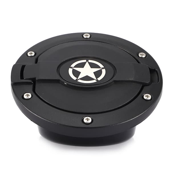 Jeep Wrangler JK 2007-2017 2 4-dörrars bränslepåfyllningslock Oljetanklock Stjärnstil