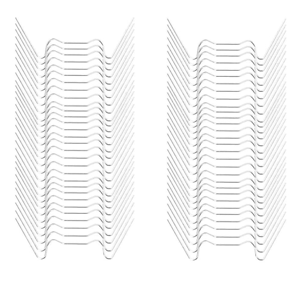 Drivhusglassclips,120 stykker Drivhusglassclips,hage Drivhusfesteklemmer,drivhusklips,metall Glass Drivhus,w Type Glass Cl