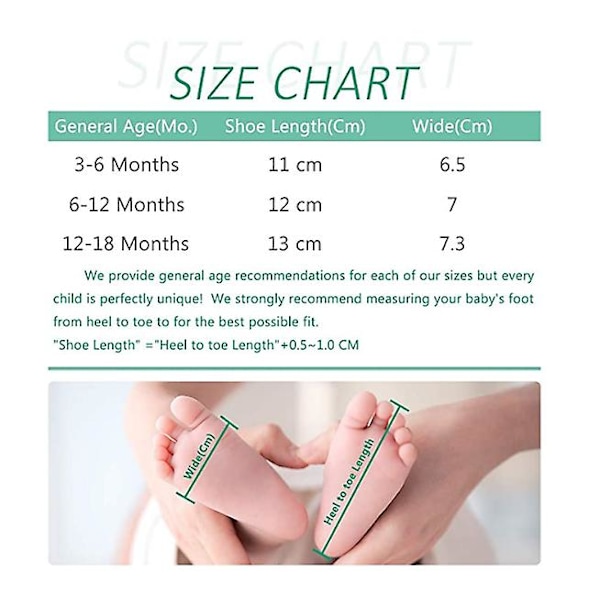 Babysko - indvendig længde 13 cm