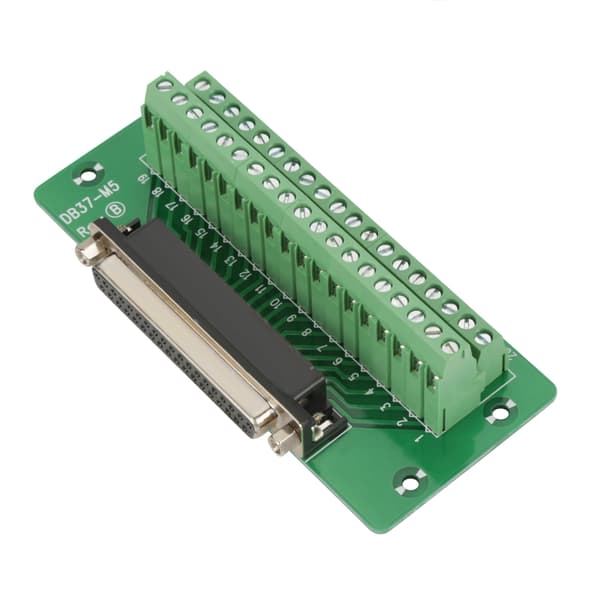 DB37 DIN-skinne monteringsinterface modul hun-stik terminal breakout board
