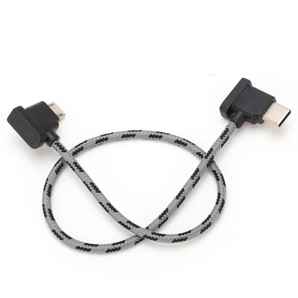 DJI Mavic Air 2 Mini 2 -kauko-ohjaimen suorakulmainen Type C - Micro USB -datakaapeli