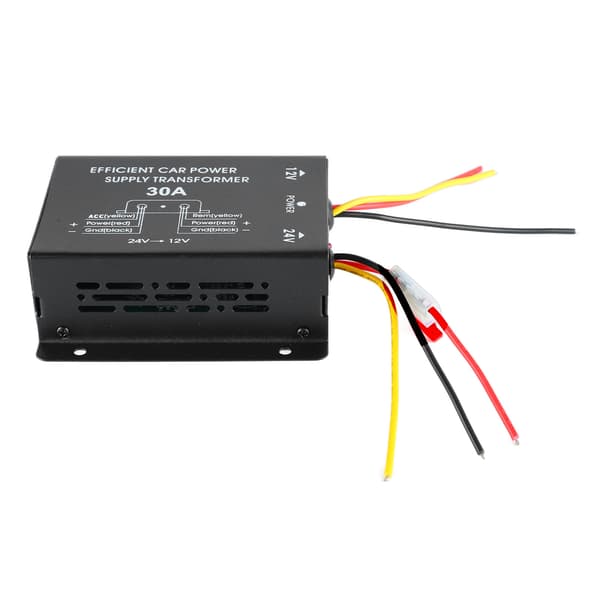 30A Audio Navigasjon DC 24V til 12V Strømomformer Regulator Transformator for Bil Lastebil Buss
