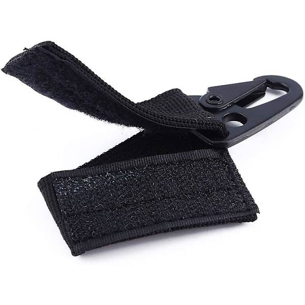 Beltekarabinkrok, belteholder med Molle taktisk klips karabinkrok for camping, fotturer, reiser