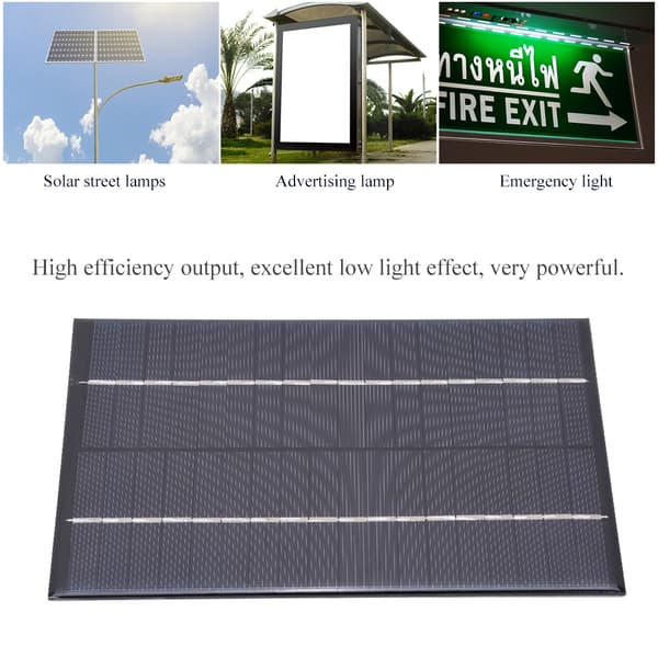 4.2W 18V Polykrystallinsk Solcellepanel Ladebrett Høy Effektivitet