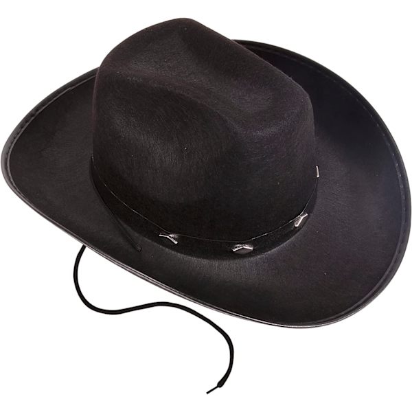 Kenguru cowboyhatt med glidelåslukking, cowboyhatter for menn og kvinner, filtcowboyhatter, cowboyhatter for voksne, cowgir