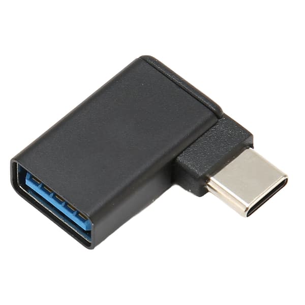 USB C Adapter 90 Grader Hun til Han Plug and Play USB til USB C Konnektor til PC Laptop Spillekonsol