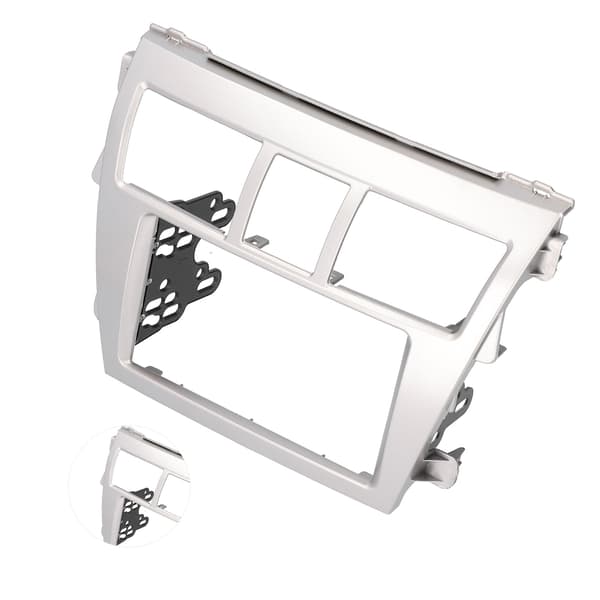 2 Din Bil Stereo Navigation Instrumentbräda Panel Kit Ram Passar Vios Belta Yaris Sedan
