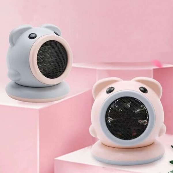 Sarjakuva söpö pieni aurinkoinen kannettava lämmitin kodin lämmitin Pöytälämmitin Mini kodin lämmitin Pieni tuulettimen lämmitin Keraaminen tuulettimen lämmitin,