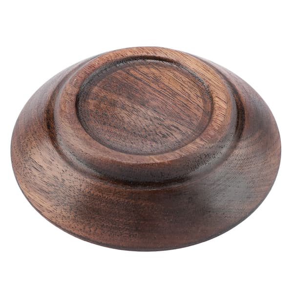 Mørk Tre Rund Fruktskål 7.5cm