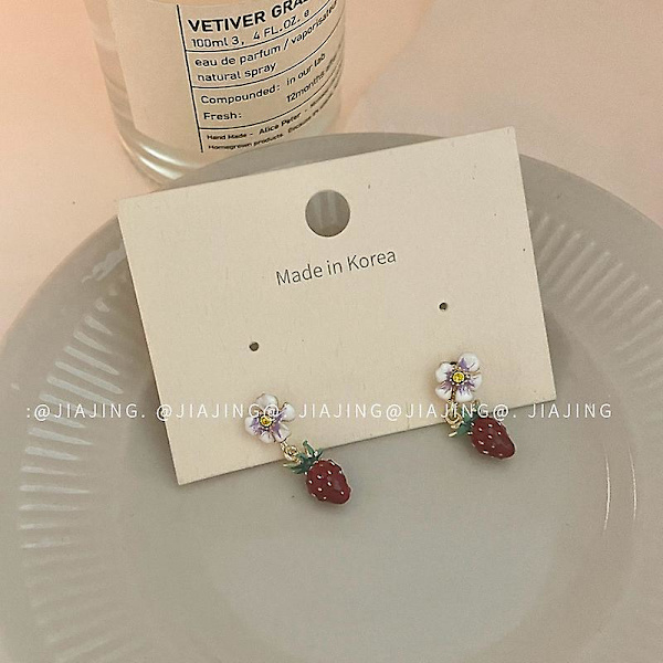 Ørepynt 925 Sølvsmykker Flower Stud Fashion Jewelry Ac7978