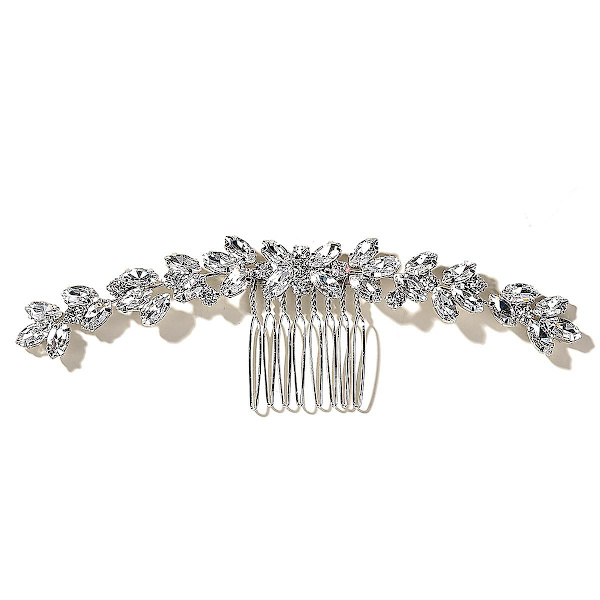Klassisk Lady Bun Hårnål Rhinestone Hårkam Bröllopsstyling Brudhuvudbonad Slitstark Och