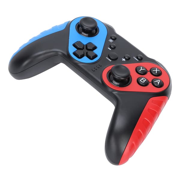 Bluetooth Trådløs Controller Gamepad med Gyroskop til Nintendo Switch Pro Blå Rød