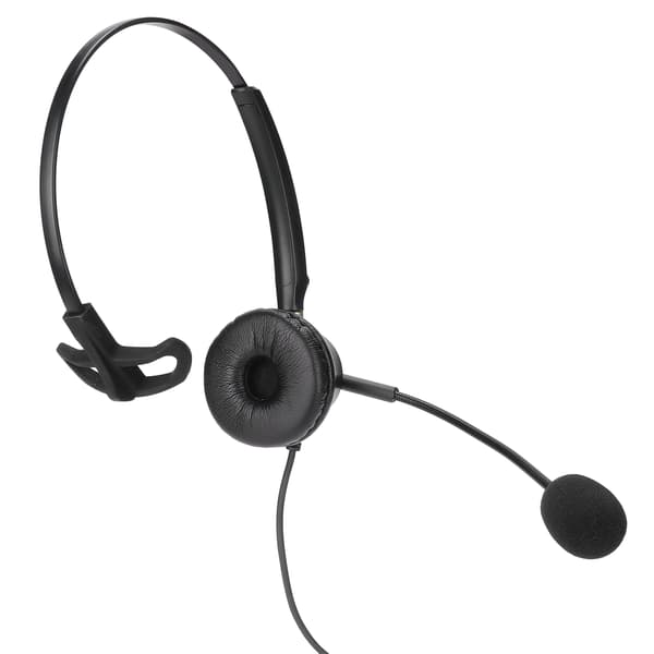Bærbart Call Center-headset med mikrofon for kontorvirksomhet
