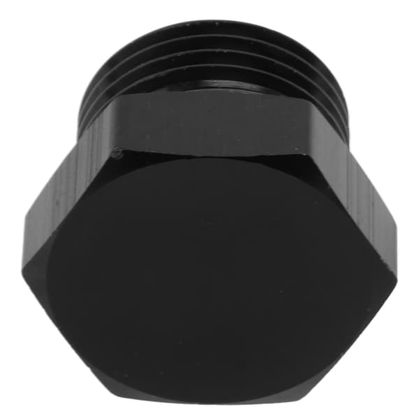 AN8 Han Stål Blindprop Adapter Fitting 4000 PSI Sort Universal Køretøj