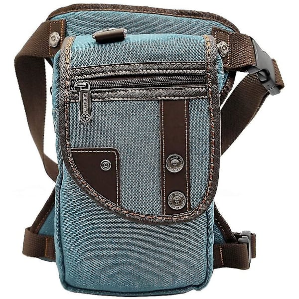 Canvas Drop Leg Bag för män Kvinnor Motorcykel Cykelridning