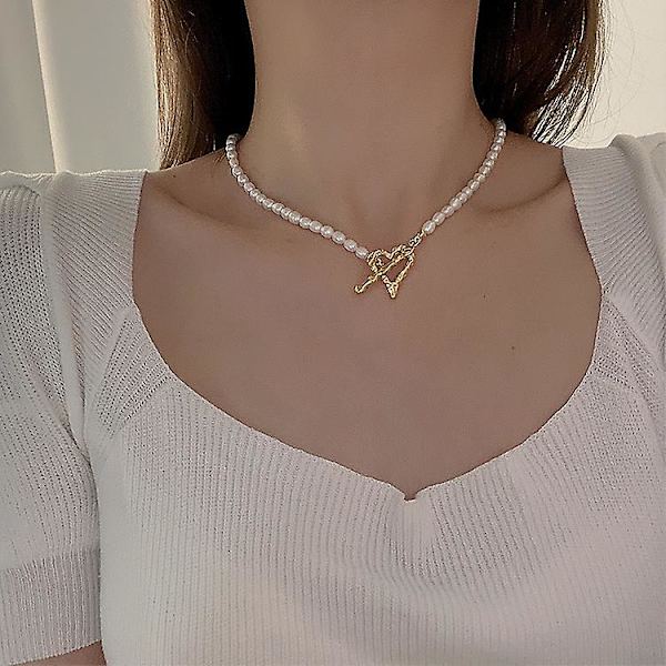 Halskjede Pearl Daily Outfit Jenter&#39; Motesmykker Ac3119 necklace A176