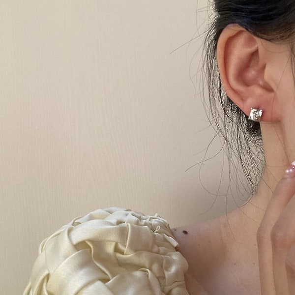 Örhängen 925 Silversmycken Geometry Stud Modesmycken Ac7922