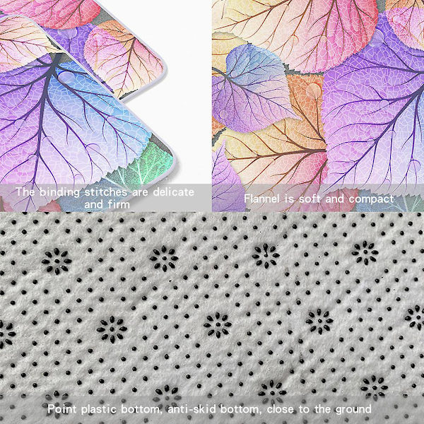 Printed golvmattor halkfri matta, flanell