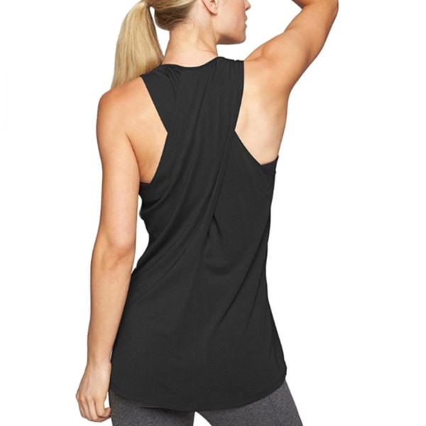 Damemode Casual Crossover Yoga Tank Top M