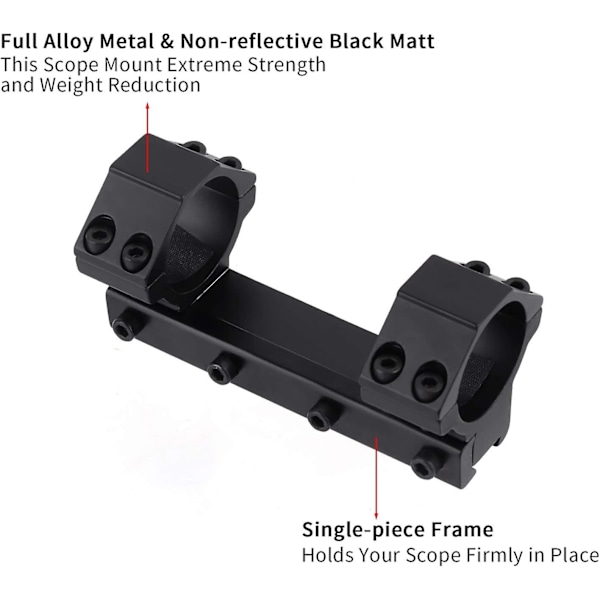 Aluminium Tactical Low Profile 30mm Scope Rings 11mm Weaver/picatinny Mount Rings Scope Adapter
