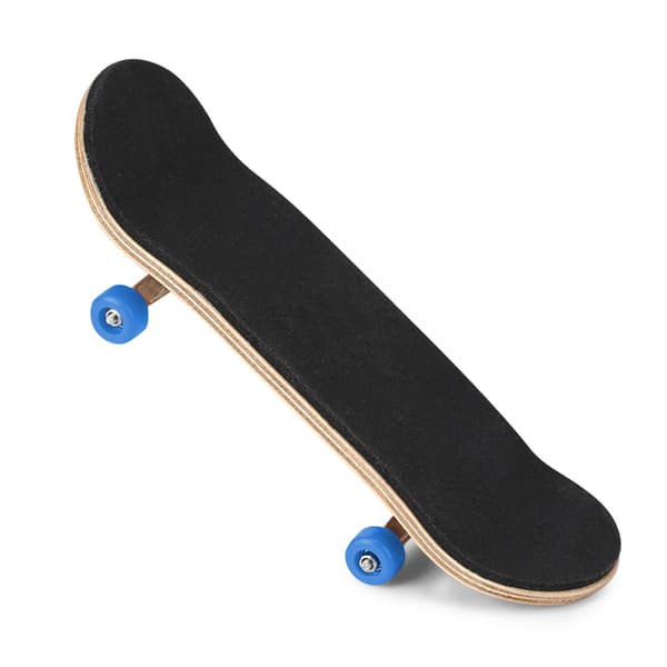 Fingerskateboard i lönnträ, legerad fingerbräda, mörkblå presentförpackning ingår
