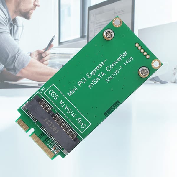 ASUS Laptop mSATA till Mini PCIE SSD Adapter