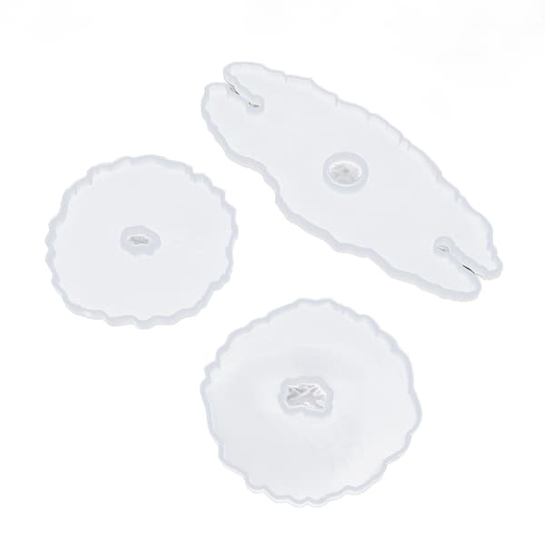 3 stk. Silikone Vinreolforme Let Afstøbning Multifunktionelle DIY Brikforme