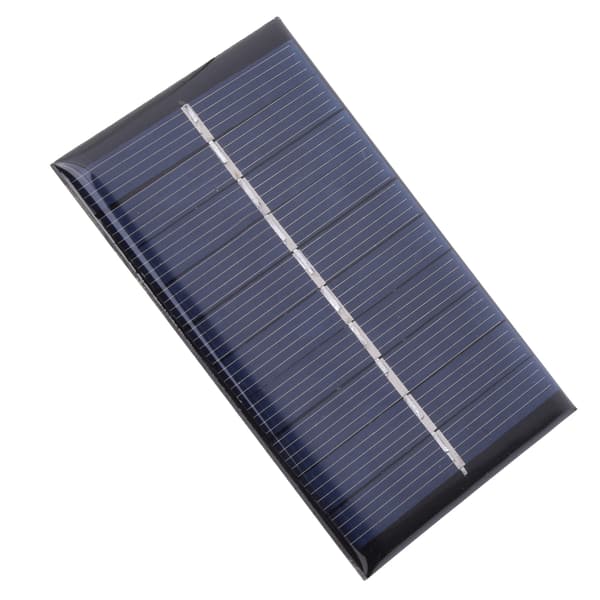 2 stk. 0,6W 5V Polysilisium Solcellepanel Lader Strømkort for Små Apparater 80x55mm