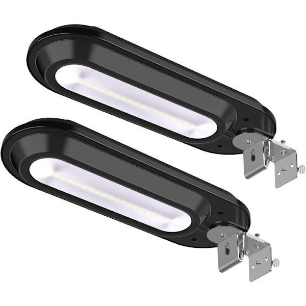 18 LED Solar Street Light, utomhus Solar Light 180° vidvinkel justerbar med rörelsesensor 600LM IP65 Vattentät Solar