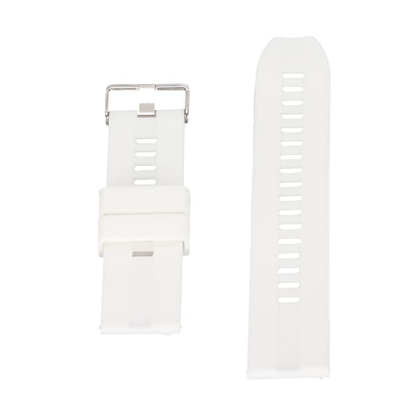 22 mm Universal Quick Release Silikone Urrem til Realme Watch 2 Hvid
