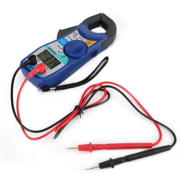Digital klemmetermometer 20-400A DC/AC, 600V/450V, med LCD-skærm