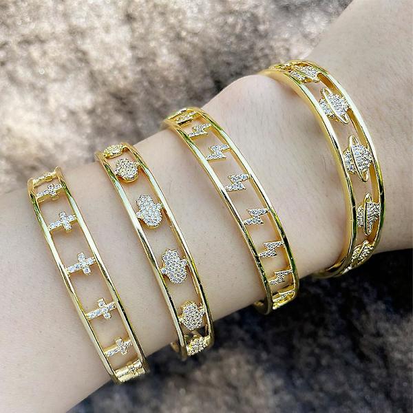 Armbånd Vintage Zircon Cross Fashion smykker Ac10411 A