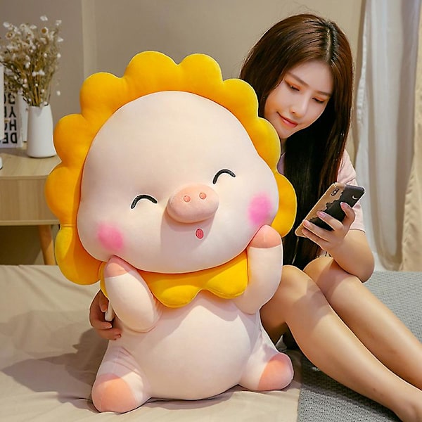 Pig Doll Plyschleksak, Sun Pig Doll, Doll Gift (40cm)