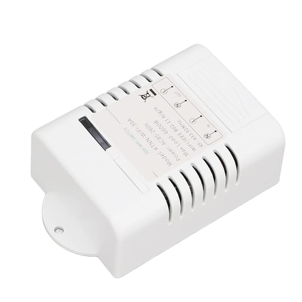Smart Switch WiFi Stemmestyring Timing Real Time Feedback 85V til 260V AC