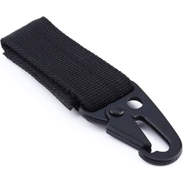 Vyön karbiinihaka, vyönpidike Molle Tactical Clip -karabiinilla retkeilyyn, retkeilyyn, matkustamiseen
