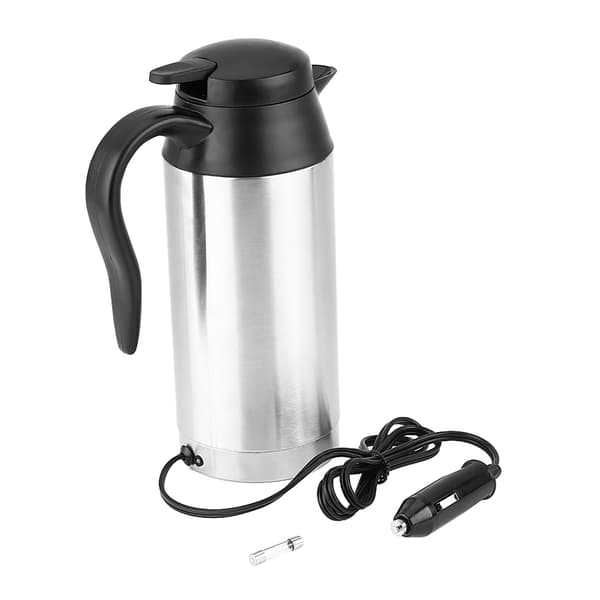 750 ml 12V bil rustfrit stål elkedel krus rejsetermokande