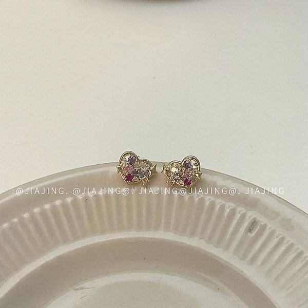 Örhängen Zirconheart Stud Fashion Jewelry Ac7920