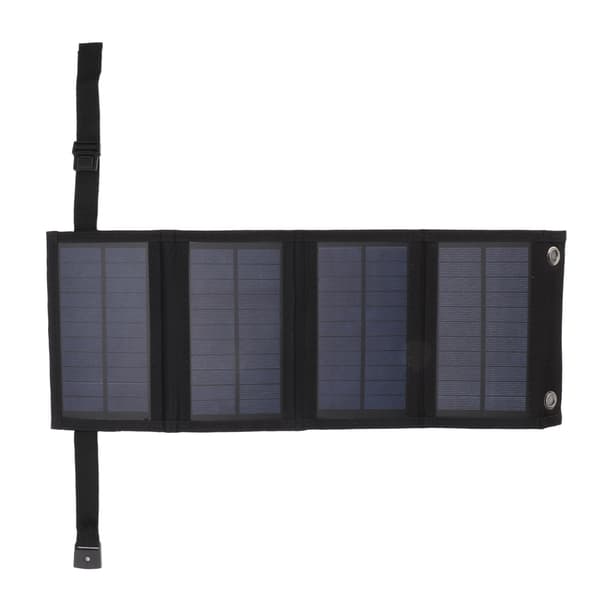 20W 5V Sammenleggbart solcellepanel Bærbar utendørslader for camping Mobil strømbatteri