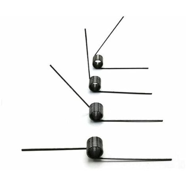 10 stk V-fjær 1,0 mm tråddiameter torsjonsfjær ytre diameter 5-12 mm 180/120/90/60 grader torsjonsfjær（1.0x8.5 mm -
