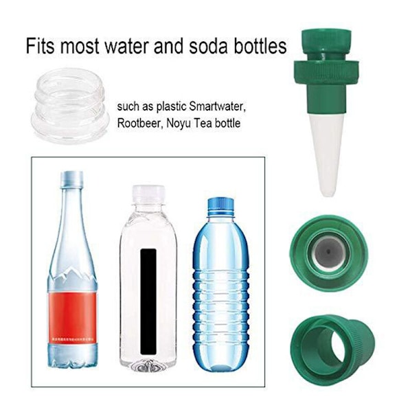 4st colaflaska keramisk droppbricka lazy waterer automatisk droppbevattning droppbevattning