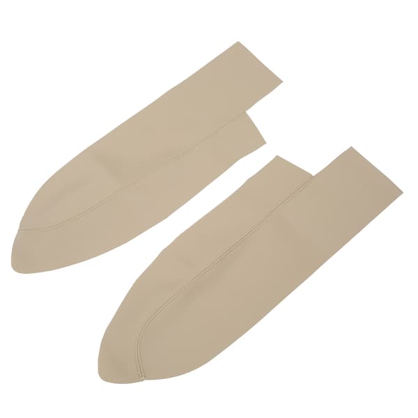 Frontdørpanel Armlene Deksel Mikrofiber Lær Erstatning for Honda CRV 2007 2011 Beige