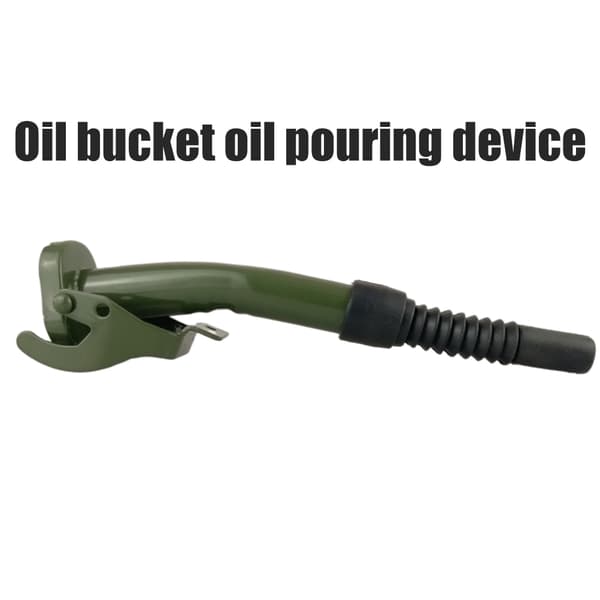 Lång slang metall tankmunstycke bensin bränslekontrollsystem