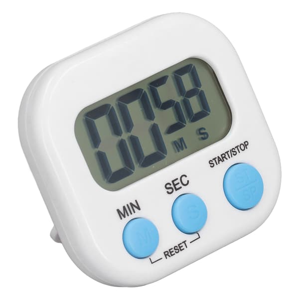Digitalt timer med stor skærm med nedtællings- og timerfunktion