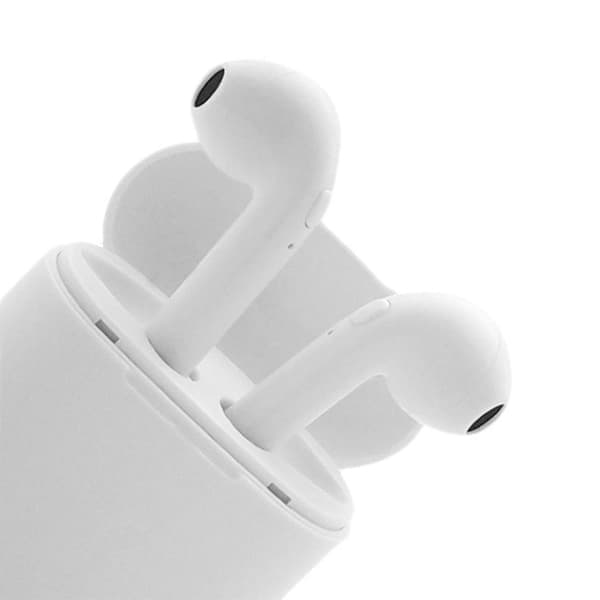 Trådløse Bluetooth-ørepropper I7S Hvit HD Støyreduserende HiFi Stereo Lyd Multifunksjonsknappkontroll