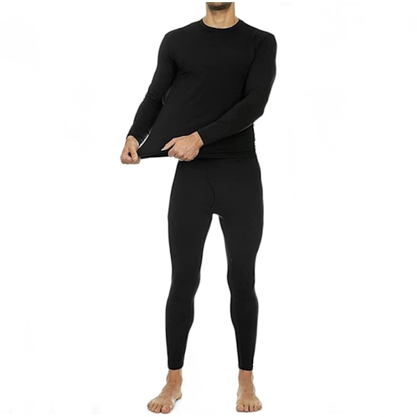 Thermal för män Fleecefodrade set XL