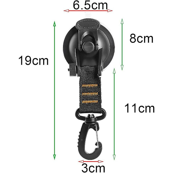 4 st Sugkoppsankare, Ankarsugkoppar, Heavy Duty Sugkoppsankare med fästkrokfäste, Sugkoppsmarkis Sugkoppsfästekrok F