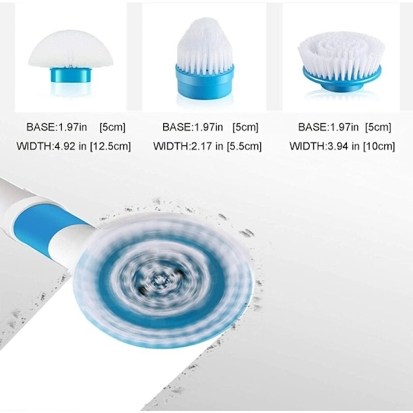 Spin Scrubber 3-pack utbytes elektriska rengöringsborsthuvuden